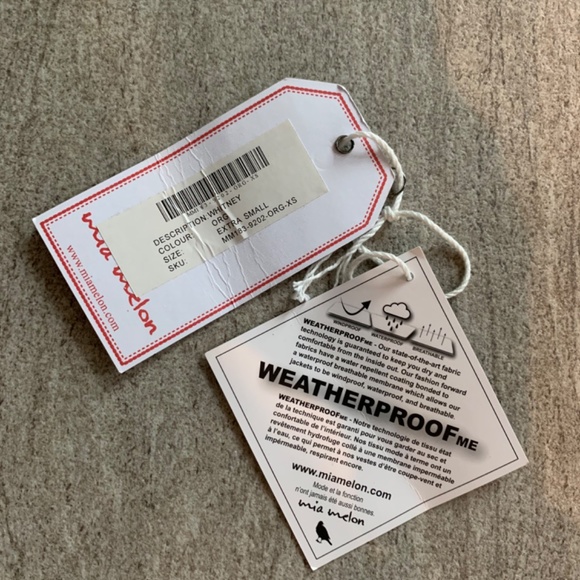 Mia Melon Whitney Fleece-Lined Waterproof Jacket Size XS - Picture 4 of 7